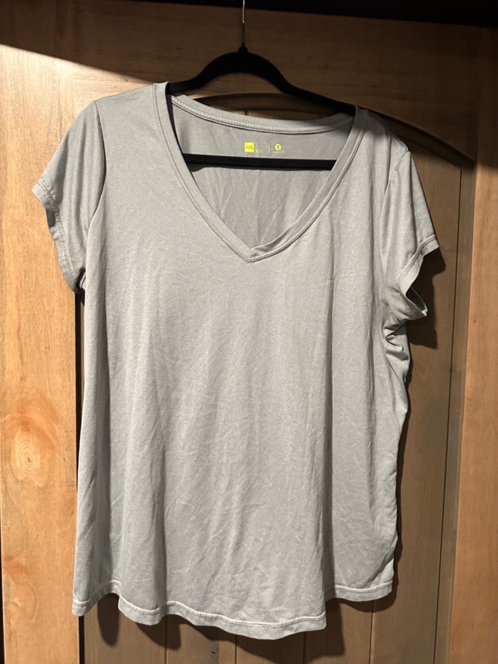 Xersion Women's V-Neck Tee - Light Gray